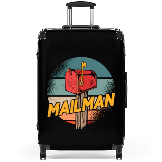 Mailman Mail Postman Postal Worker Courier Suitcases