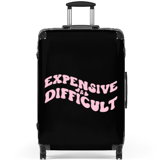Expensive And Difficult Bougie Bougee Preppy Suitcases