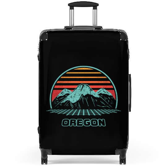 Oregon Mountain Hiking 80S Style Suitcases