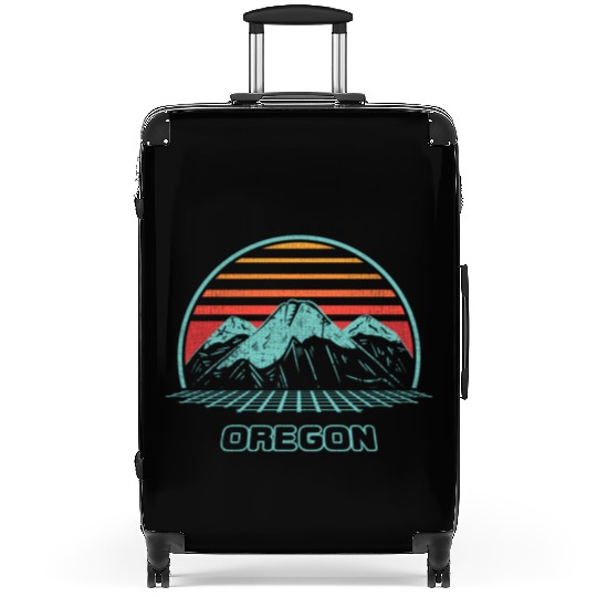 Oregon Mountain Hiking 80S Style Suitcases