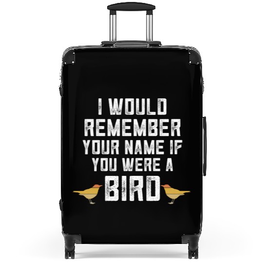 Bird Bird Watcher Birding Ornithology Suitcases