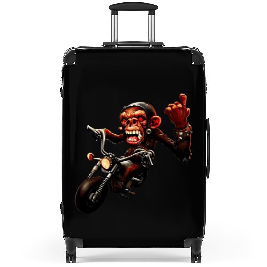 Zombie Raider Monkey Rockstar Suitcases