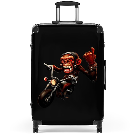 Zombie Raider Monkey Rockstar Suitcases