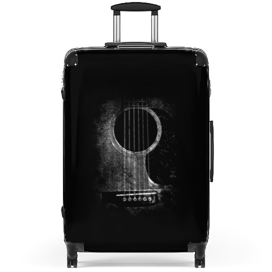 Acoustic Guitar Six String Rock Roll Suitcases