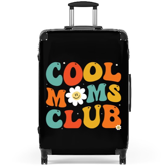 Cool Moms Club Groovy Hippie Theme Mother Day Suitcases