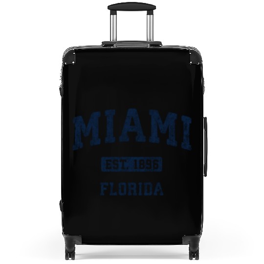 Miami Florida Fl Athletic Sports Suitcases