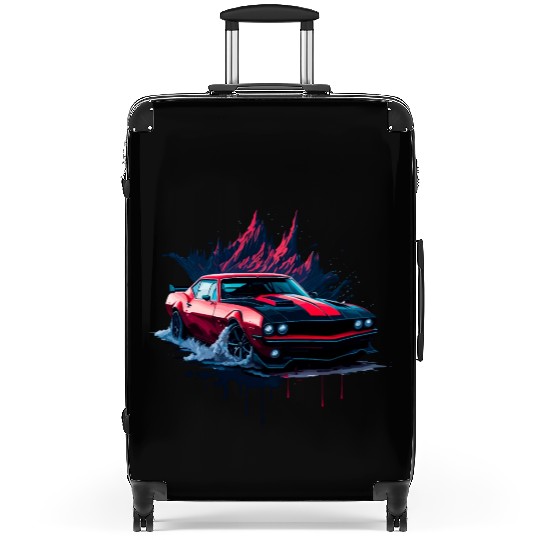 Classic Sports car Suitcases