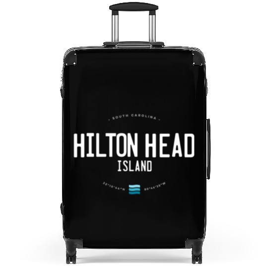 Hilton Head Island South Carolina Beach Waves Suitcases