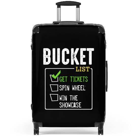 Bucket List Get Tickets Win Game Show Lucky Suitcases