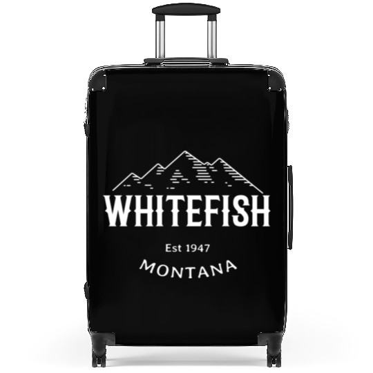 Whitefish Montana Rocky Mountains Novelty Suitcases