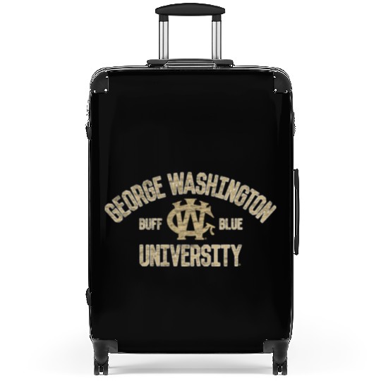 George Washington Colonials Arch Over Team Color Suitcases