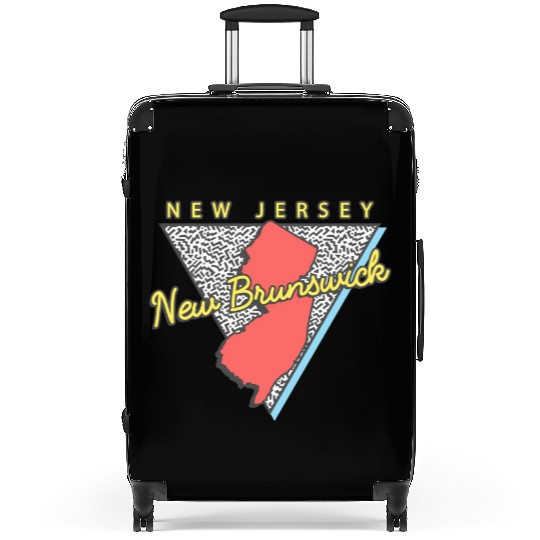 New Brunswick New Jersey Triangle Nj City Suitcases