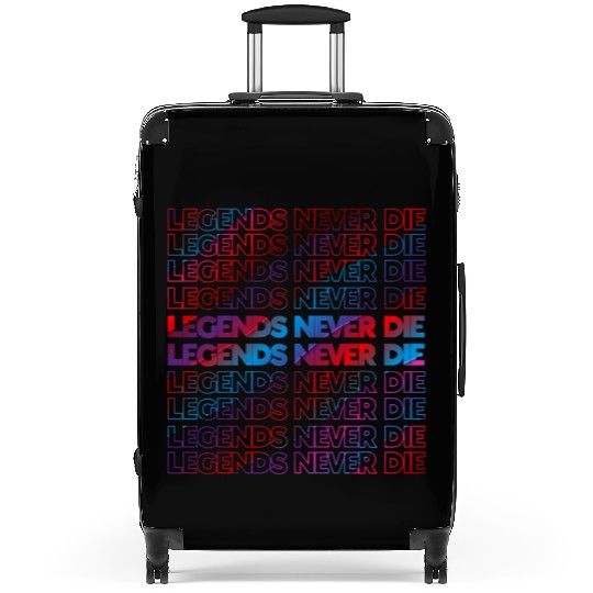 Legends Never Die T ShirtLegends Never Die Pattern Suitcases