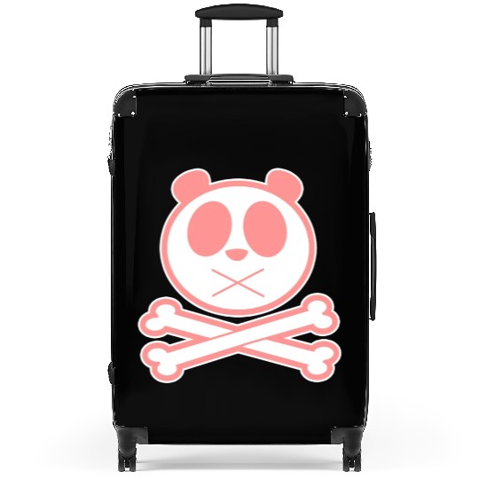 Panda Cross Bone Pink Suitcases