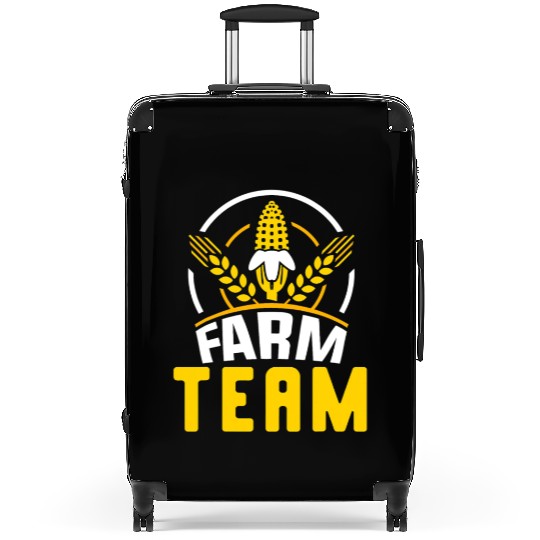 Farm Team Hobby Job Farmer Farming Suitcases