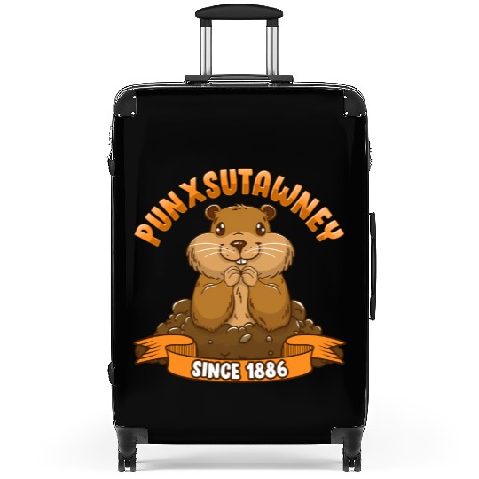 Groundhog Day Phil Ground Hog Punxsutawney Suitcases