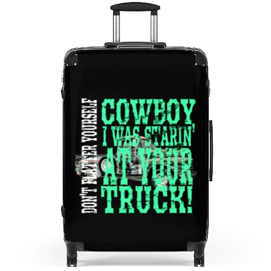 Cory For Dont Flatter Yourself Cow Suitcases