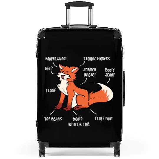 Anatomy Of A Fox Fox Suitcases