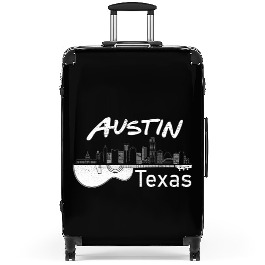 Austin Texas Souvenir Guitar Music Lover Gift Men Suitcases