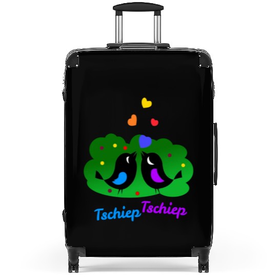 bird couple Suitcases