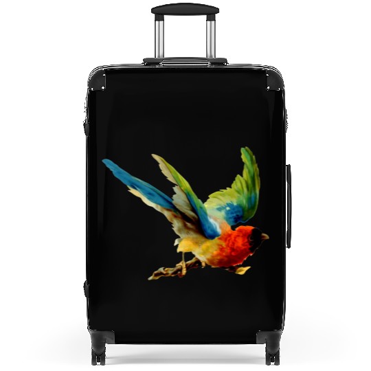bird colored Suitcases