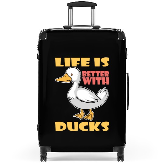 Life Is Better With Ducks Bird Suitcases