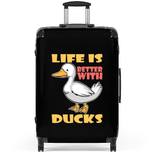 Life Is Better With Ducks Bird Suitcases