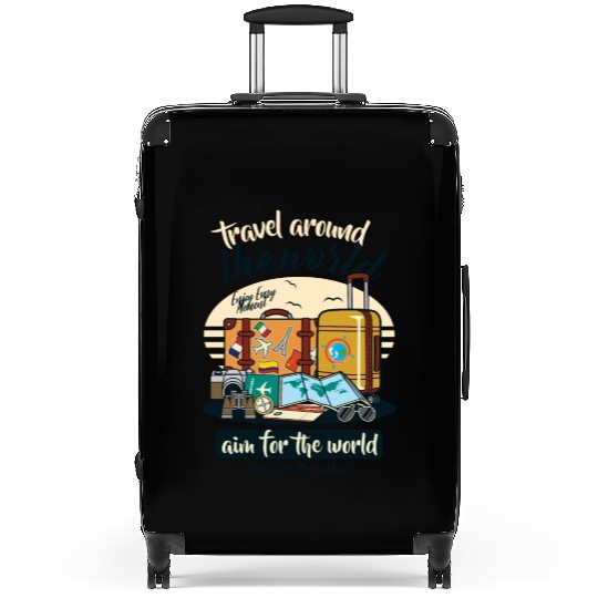 Travel Around The World Suitcases