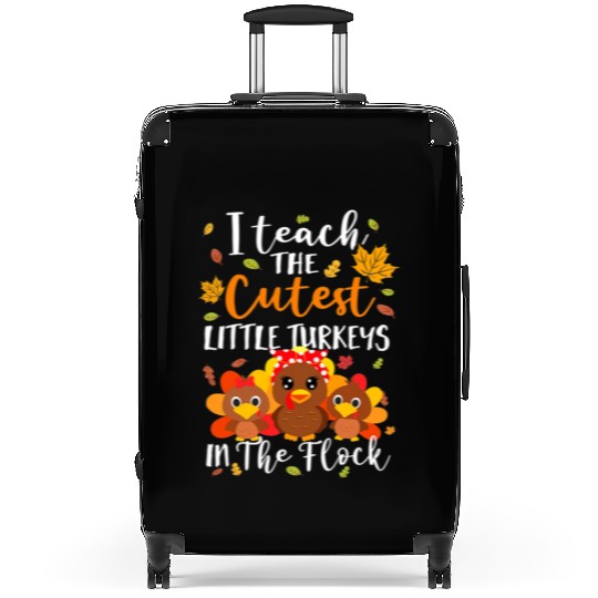 Funny Thanksgiving Prek Kindergarten Teacher Suitcases