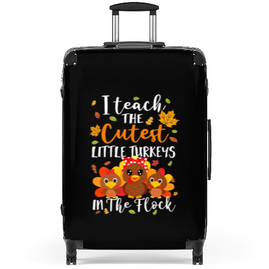 Funny Thanksgiving Prek Kindergarten Teacher Suitcases