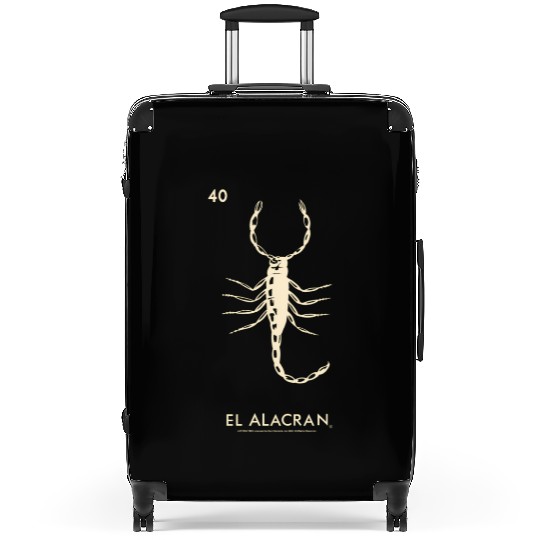 Loteria El Alacran Scorpion Suitcases