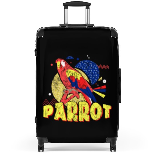 Bird Parrot Suitcases