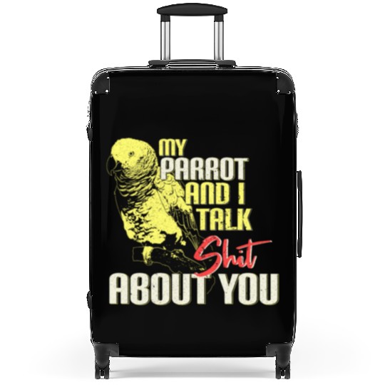 Bird Parrot Suitcases