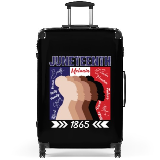 Celebrating Juneteenth with Melanin Women Suitcases