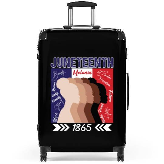Celebrating Juneteenth with Melanin Women Suitcases