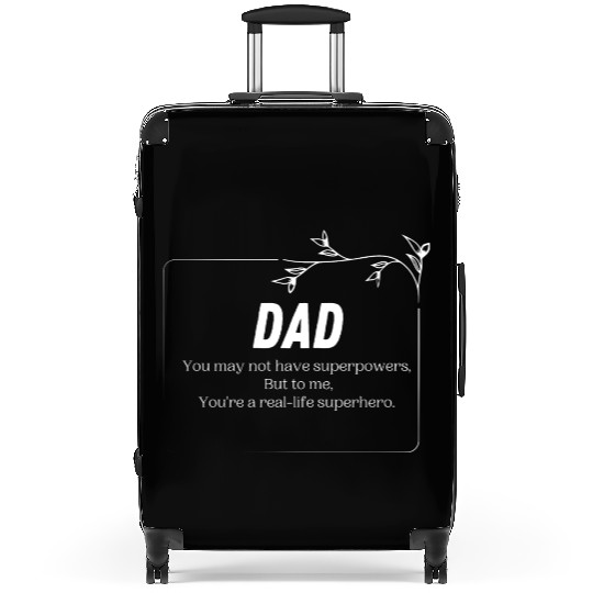 Superhero Dad ,Father's Day , Fathers Day Gift Suitcases