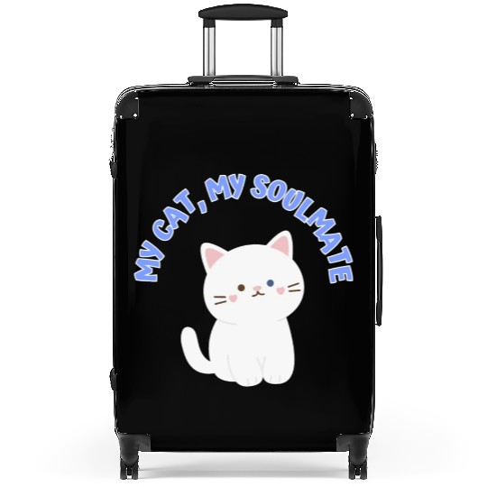 My Cat, My Soulmate, Cute Suitcases