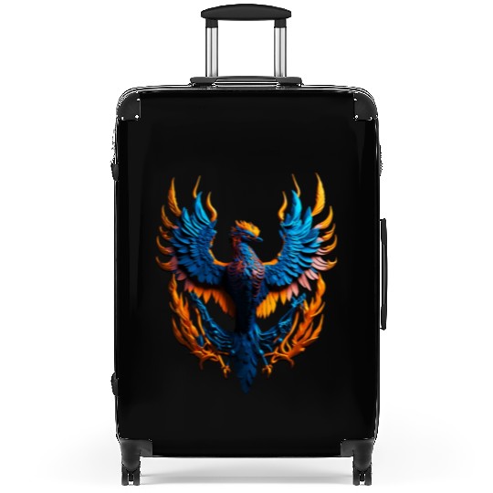 Neon Phoenix Suitcases