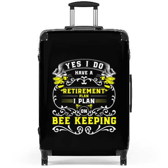 Beekeeper Flowers Cute Animal Protection Suitcases