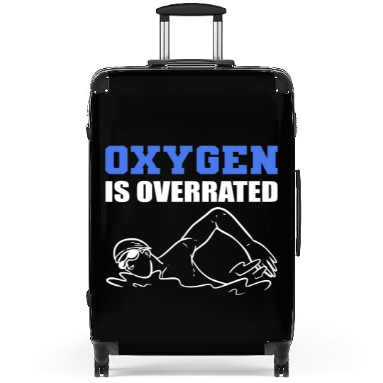 Funny Swimming Pun Lifeguard Suitcases