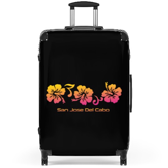 San Jose Del Cabo Mexico Hibiscus Souvenir Suitcases