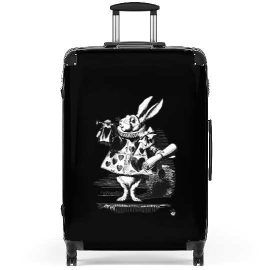 Easter Bunny Alice-In-Wonderland White Rabbit Suitcases