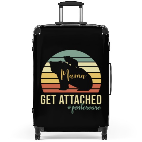 Get Attached Foster Care Mom Mama Bear Cub Suitcases