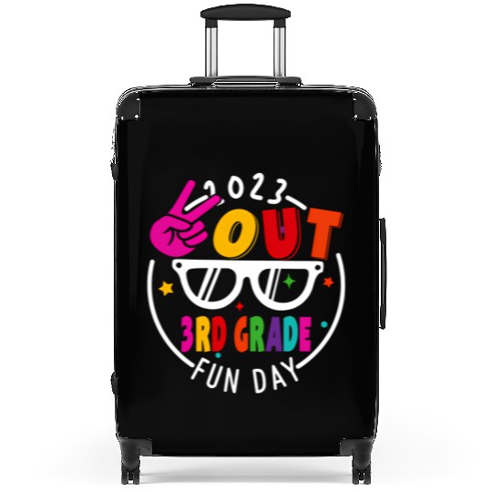 Graduation Day Grad 2023 Peace Out 3Rd Grade Fun Suitcases