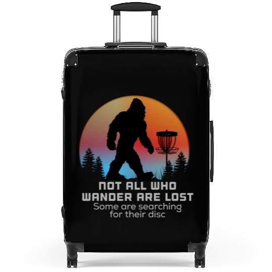 Bigfoot Disc Golf Sasquatch Chain Tosser Big Disc Suitcases