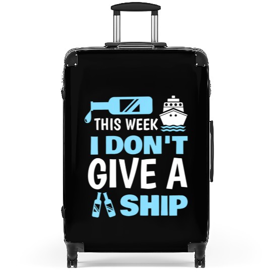 Cool Cruise Art Cruise Vacation Cruise Ship Suitcases