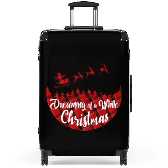 Dreaming of a White Christmas Suitcases