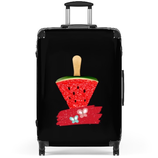 summer watermelon Suitcases