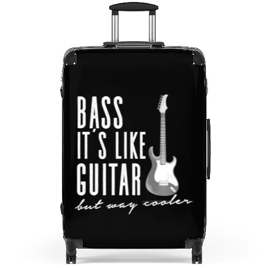 Funny Guitar Suitcases - Bass It's Like Guitar But