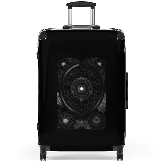Flower mandala Suitcases